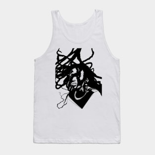 Long hair Beauty Tank Top